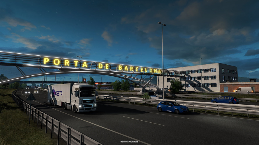 [Euro Truck Simulator 2] DLC Iberia (Барселона)