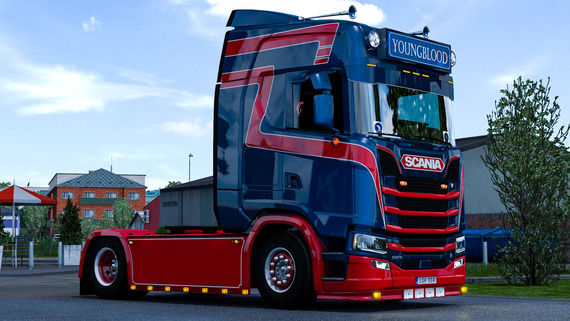 Dutch Style Metallic Skin for Scania S-series